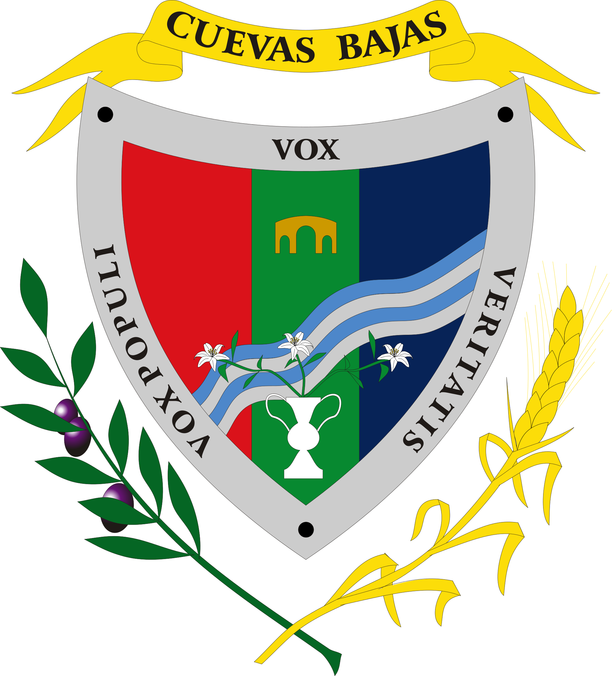 Escudo Cuevas Bajas Coat of Arms Andalucia