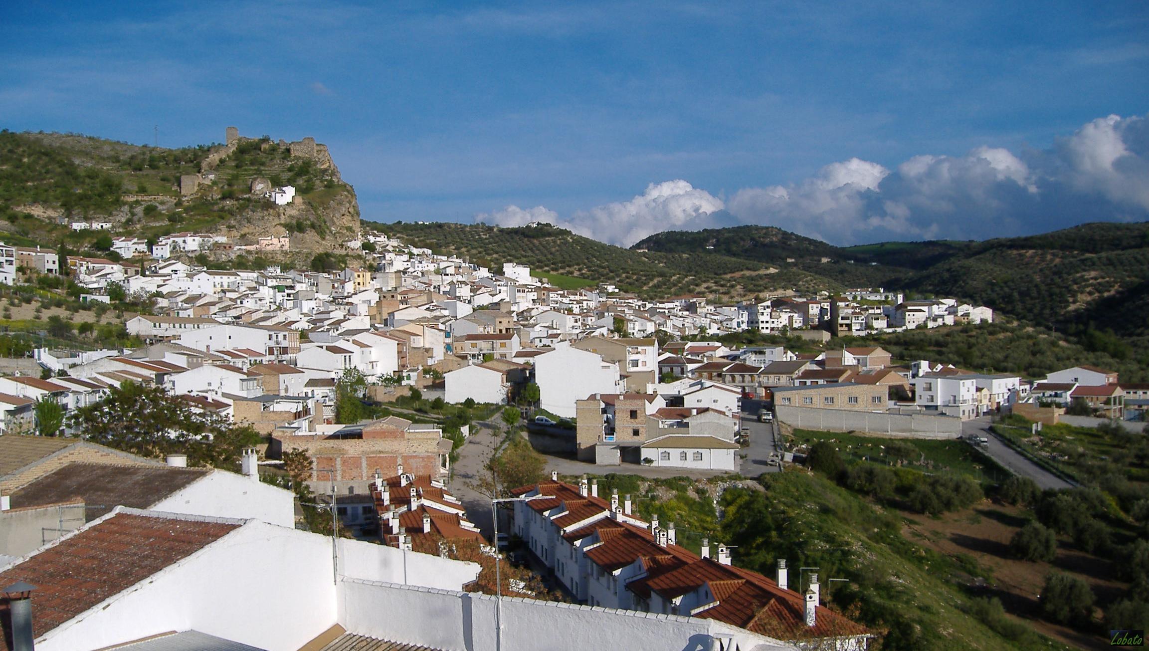Zagra views of the town Granada Andalucia