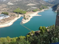 Iznajar Cordoba lake Andalucia