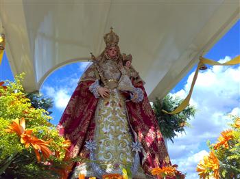Virgen of Isla Redonda, Saint patron Sevilla Andalucia
