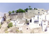 View of Castillo de Locubin Andalucia JAen