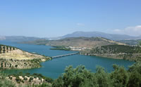 Iznajar Cordoba lake Andalucia