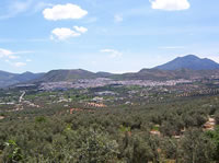 Landscape Priego de Cordoba Andalucia 
